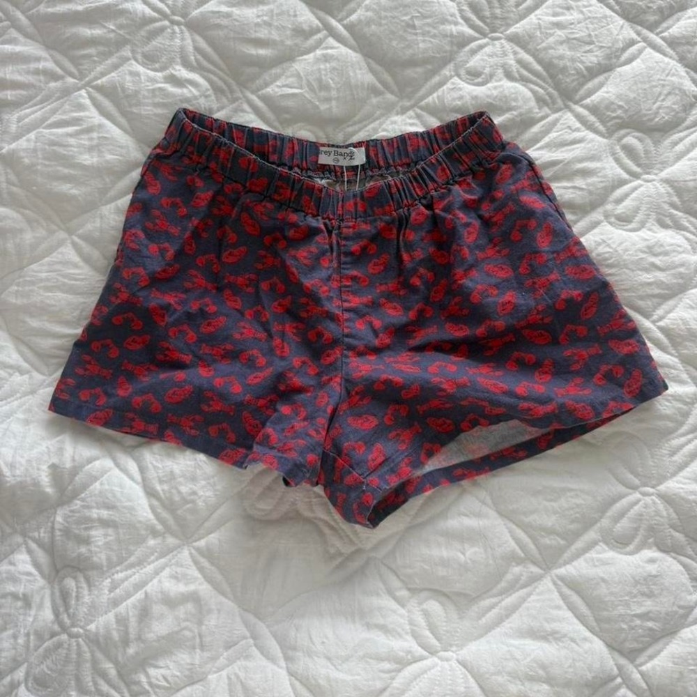 grey‎ bandit x Ana Stowell lobster linen shorts